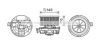 AVA QUALITY COOLING RT8570 Electric Motor, interior blower